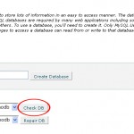 How to Check a MySQL Database